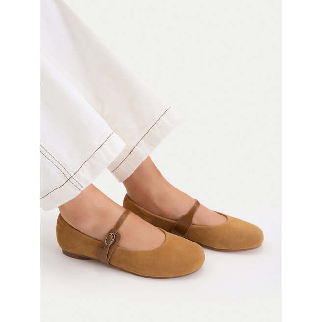 Baleriny Lasocki CEO-WS1166-01 Brązowy -