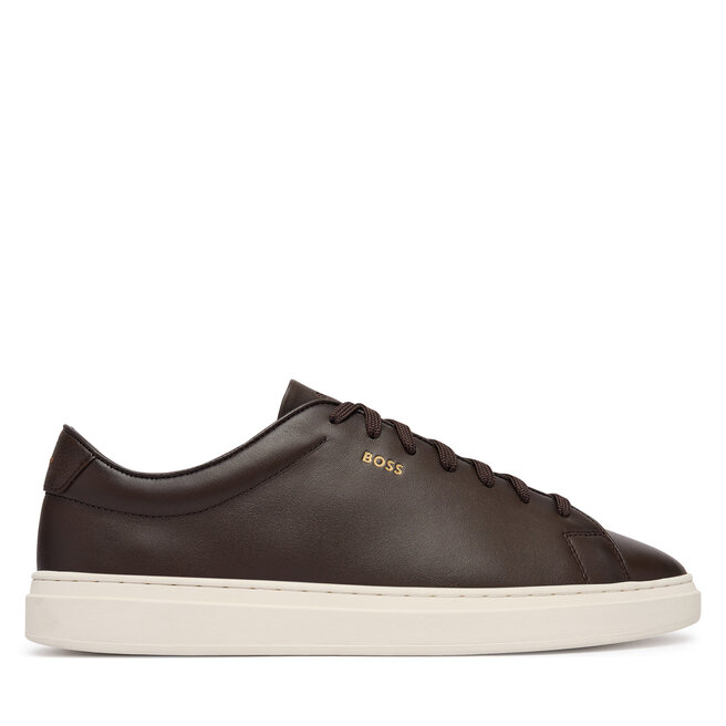 Sneakersy BOSS Kieran 50573549 Brązowy ciemny - męskie