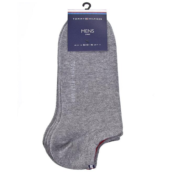 Skarpety krótkie Tommy Hilfiger 342023001 Szary - męskie