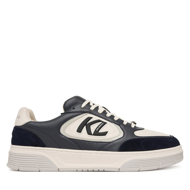 Sneakersy KARL LAGERFELD Kourtney KL53026 Granatowy - męskie