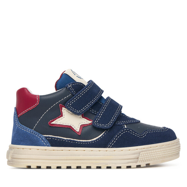 Sneakersy Naturino Hess High 3 VL 2018618 M Granatowy - chłopięce