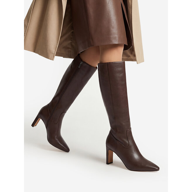 Kozaki Nine West CEO-SAWSAN-02 Brązowy - kobiece