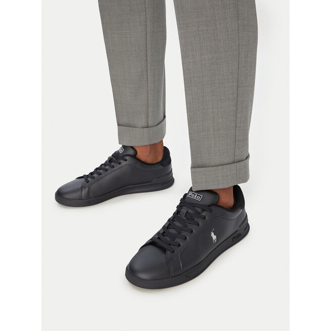 Sneakersy Polo Ralph Lauren Heritage Court II 809965072002 Czarny - męskie