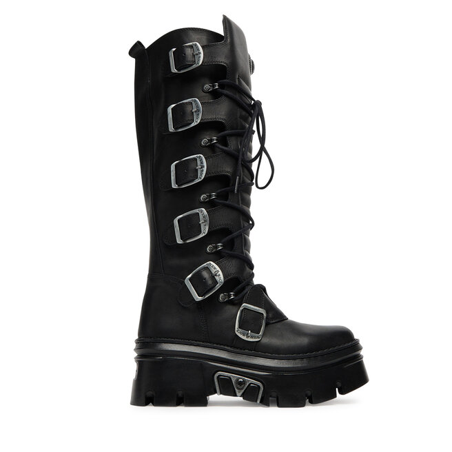 Kozaki NEW ROCK M-WALL272-S1 Czarny - kobiece