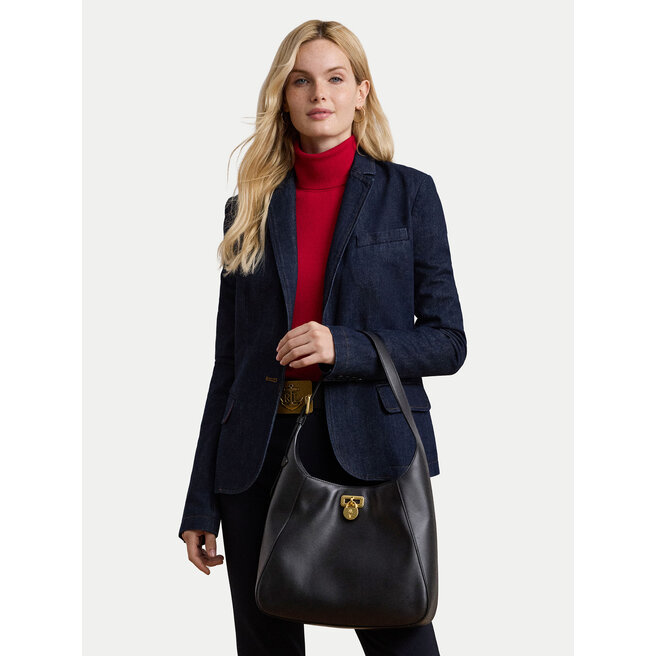 Torebka LAUREN RALPH LAUREN Large Tanner Shoulder Bag 431956790002 Czarny -