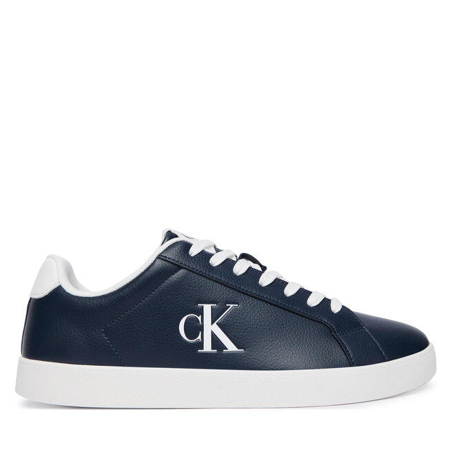 Sneakersy Calvin Klein 3 Cupsole Derby Pu Tmb HM0HM02331 Granatowy - męskie