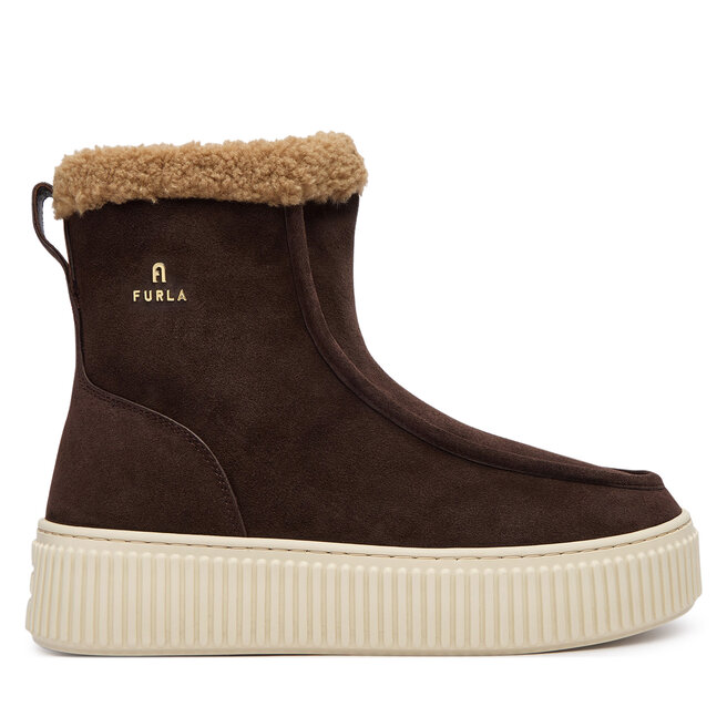 Botki Furla Wallabee YM95FKY-BX3490-5443S-1-007-20-BD Brązowy - kobiece