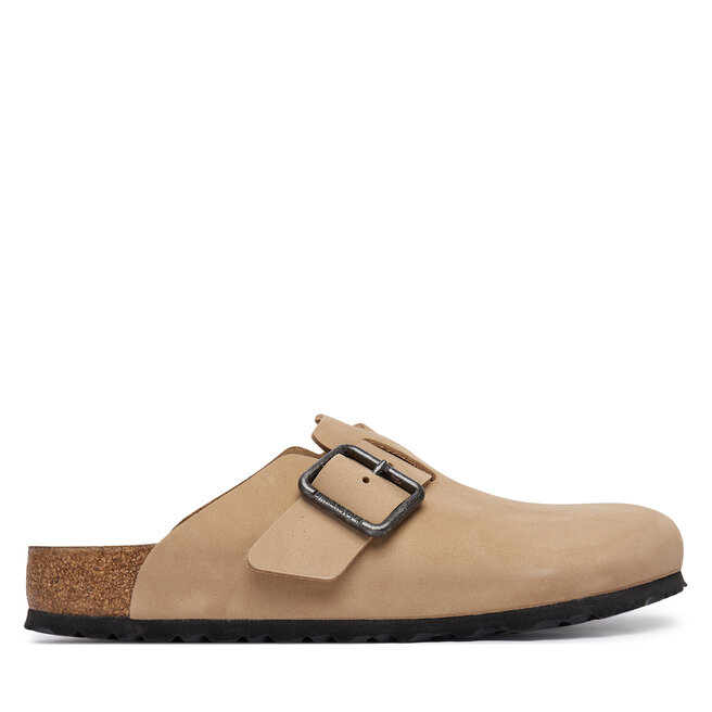 Klapki Birkenstock Boston Wire Buckle 1031584 Beżowy -