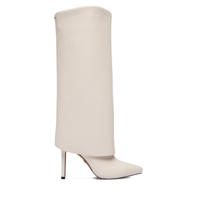 Kozaki Nine West CEO-SAIDA-01 Écru - kobiece