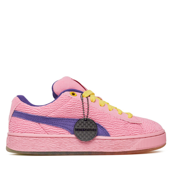 Sneakersy Puma Suede XL 2 TMNT Jr 401639 01 Różowy - dziewczęce