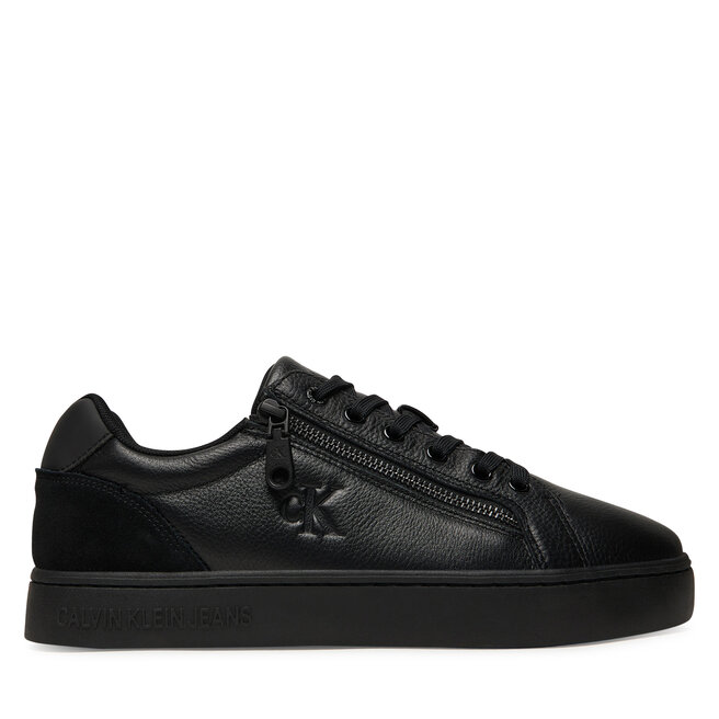 Sneakersy Calvin Klein Jeans Classic Cupsole Zip Low In YM0YM01318 Czarny - męskie
