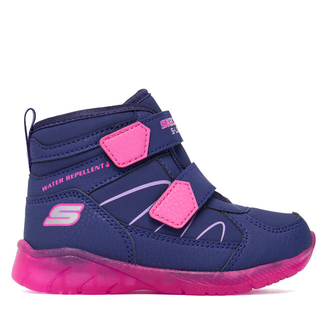 Śniegowce Skechers Illumi-Brights 319310N NVMT Granatowy - dziewczęce