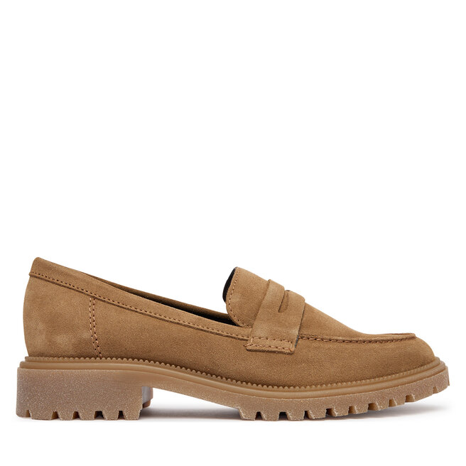 Loafersy Tamaris 1-24300-45 Brązowy - kobiece