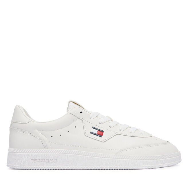 Sneakersy Tommy Jeans The Greenwich Edge Ltr EN0EN03049 Biały - kobiece
