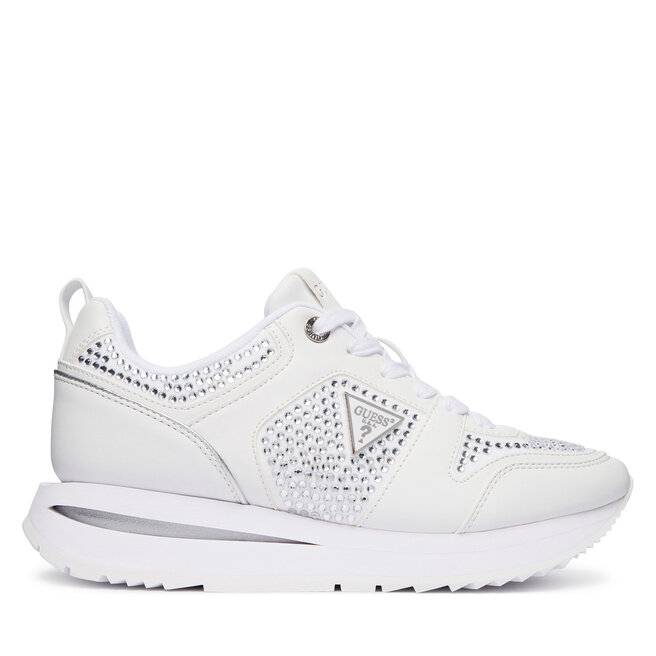 Sneakersy Guess FLTEV2 ELE12 Biały - kobiece