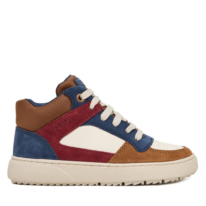 Sneakersy Geox J Theleven J46LDC 05422 C1MD6 S Brązowy - chłopięce