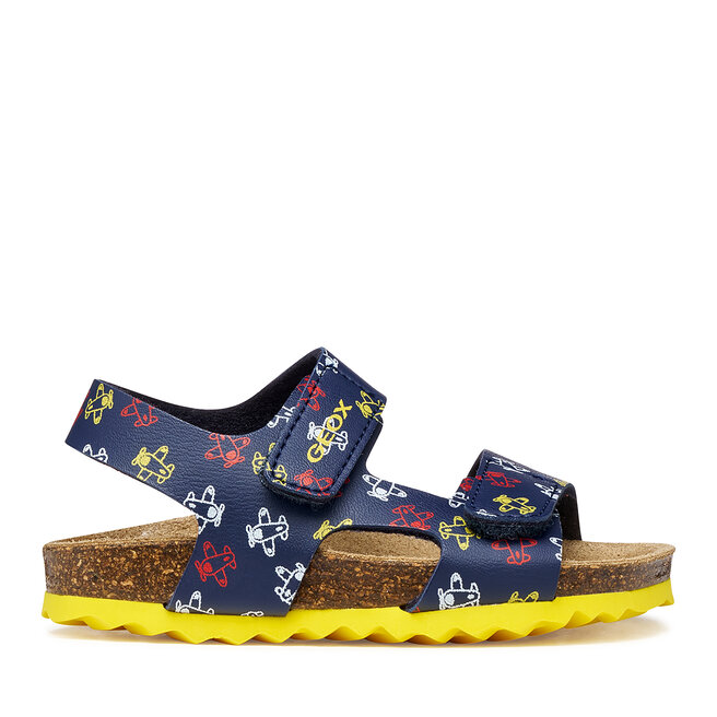 Sandały Geox B Sandal Chalki Boy B552QB 00004 C4002 M Granatowy - chłopięce