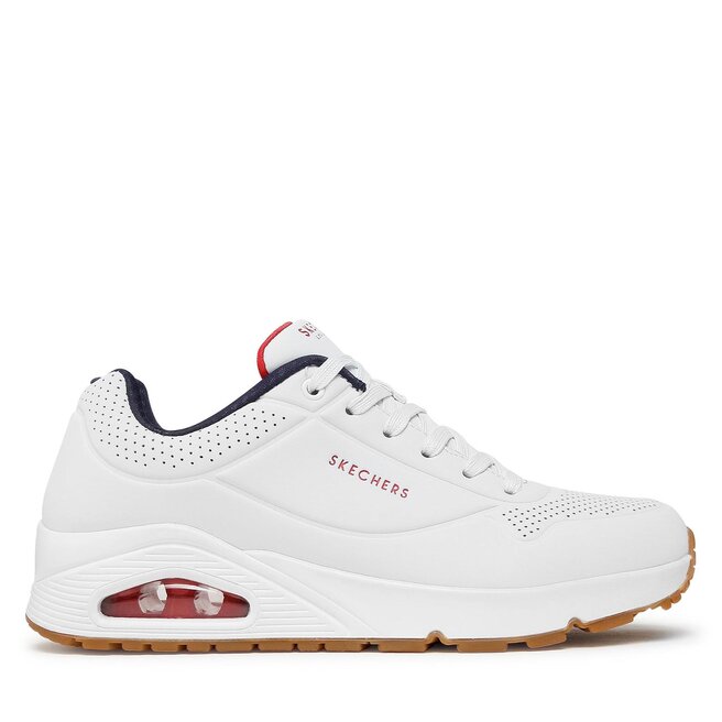 Sneakersy Skechers Uno Stand On Air 52458/WNVR Biały - męskie