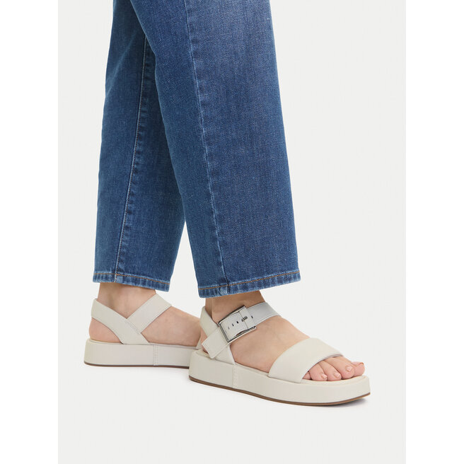 Sandały Clarks Alda Strap 26176258 Biały - kobiece