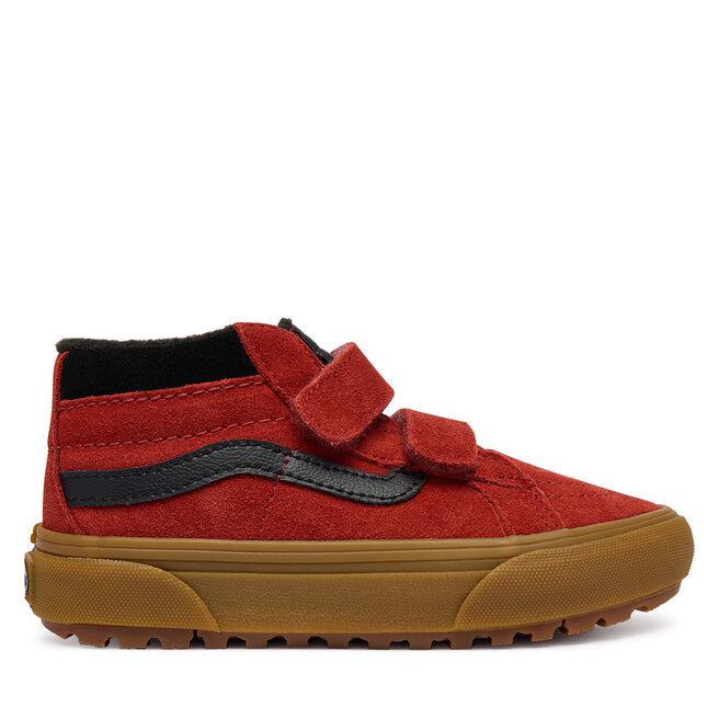 Sneakersy Vans SK8-Mid Reissue V Insulat VN000V90BRD1 Bordowy - chłopięce