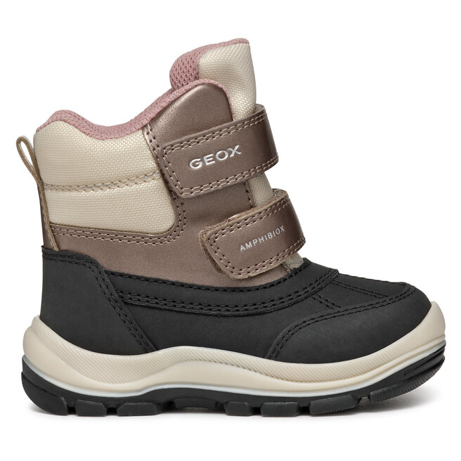 Śniegowce Geox B Flanfil Girl B Abx B463WD 050FU C0976 M Czarny - dziewczęce