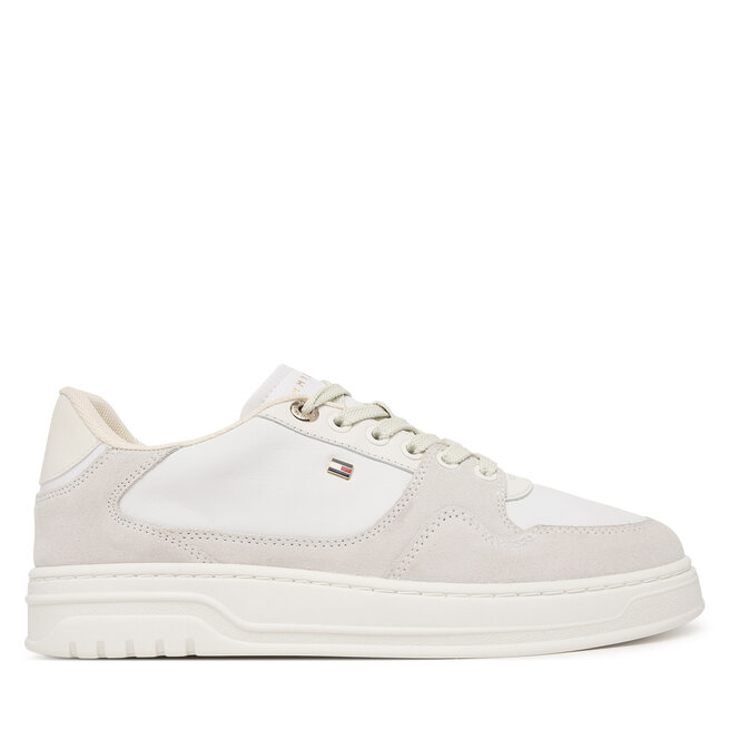 Sneakersy Tommy Hilfiger Court FW0FW09177 Biały - kobiece