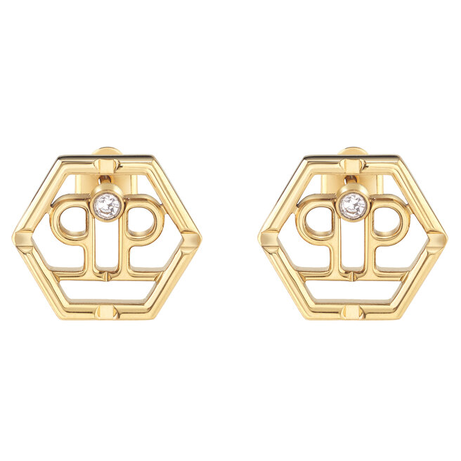 Kolczyki PHILIPP PLEIN Hexagon PJ2AA06EU Złoty -