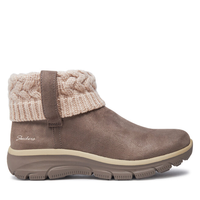 Botki Skechers Easy Going Cozy 167401/TPE Brązowy - kobiece