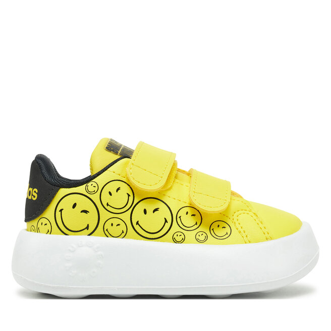 Sneakersy adidas Smiley Advantage JI0501 Żółty - chłopięce