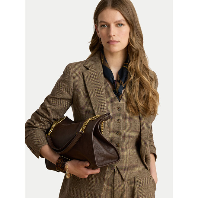 Torebka LAUREN RALPH LAUREN 431969352012 Brązowy ciemny -