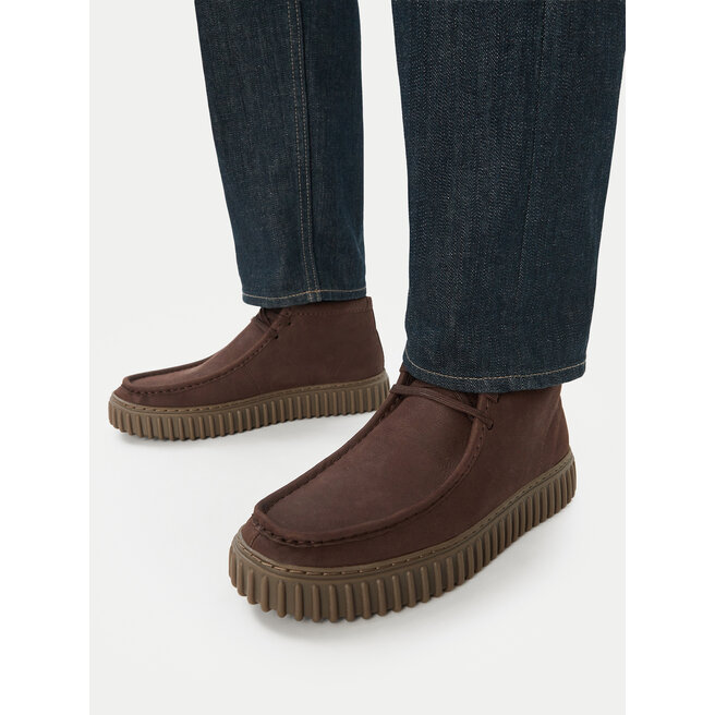 Półbuty Clarks Torhill Hi 26327242 Brązowy - męskie