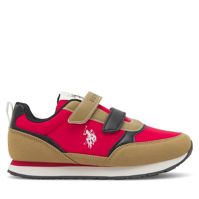 Sneakersy U.S. Polo Assn. NOBIK012A Czerwony - chłopięce