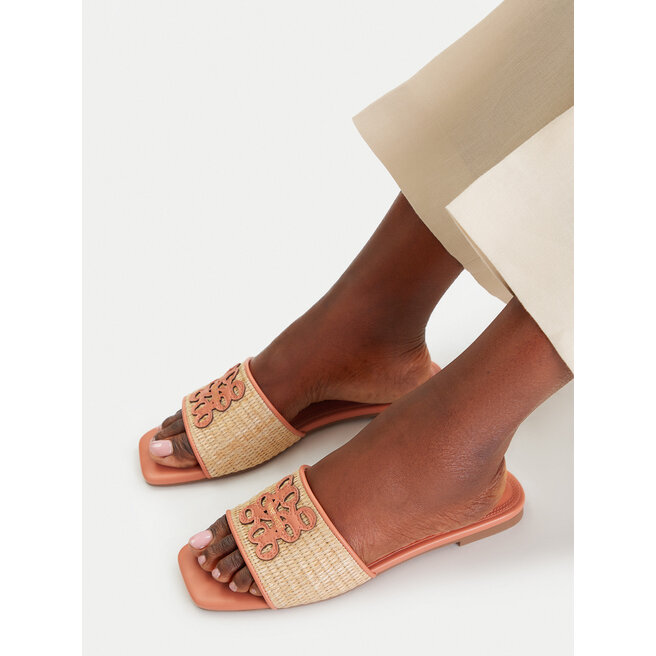 Klapki Nine West CEO-SMRL393661 Beżowy -