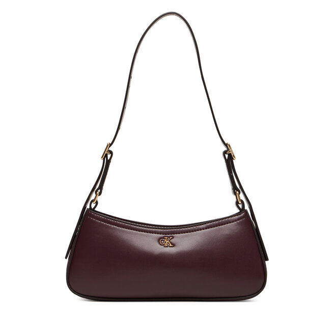 Torebka Calvin Klein Ck Small Shoulder Bag LV04F3170G Bordowy -