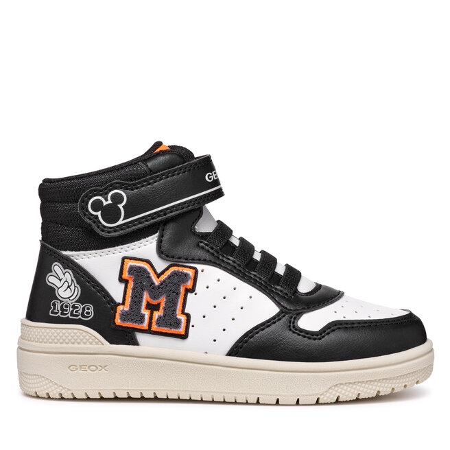 Sneakersy Geox J Washiba Boy J46LQE 05411 C0127 D Czarny - chłopięce