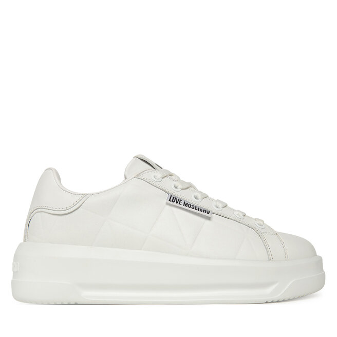 Sneakersy LOVE MOSCHINO JA15335G0NIEC10A Biały - kobiece