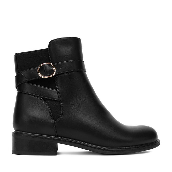 Botki DeeZee HX20207-287 Czarny - kobiece