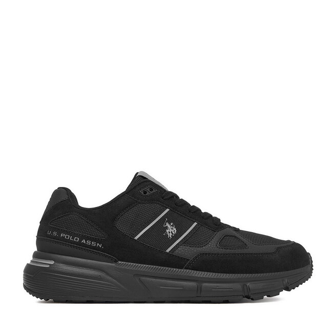 Sneakersy U.S. Polo Assn. EO-PAOLO001M/GYT1 Czarny - męskie