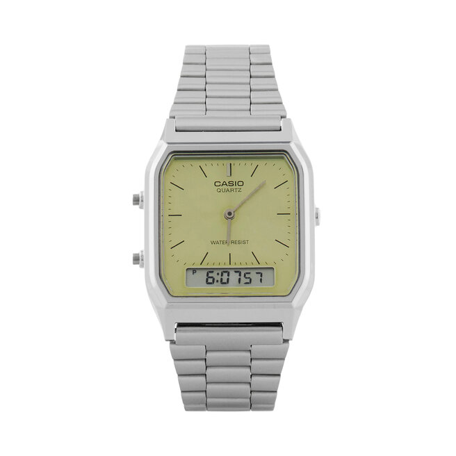 Zegarek Casio Vintage AQ-230A-9AMQYES Srebrny -