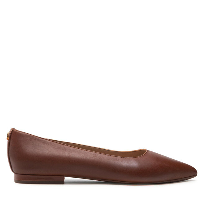 Baleriny LAUREN RALPH LAUREN Londyn 802862706002 Brązowy -