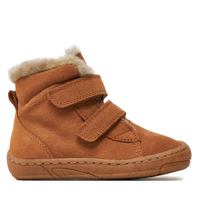 Kozaki Froddo Minni Suede G2110141-2 M Brązowy - dziewczęce