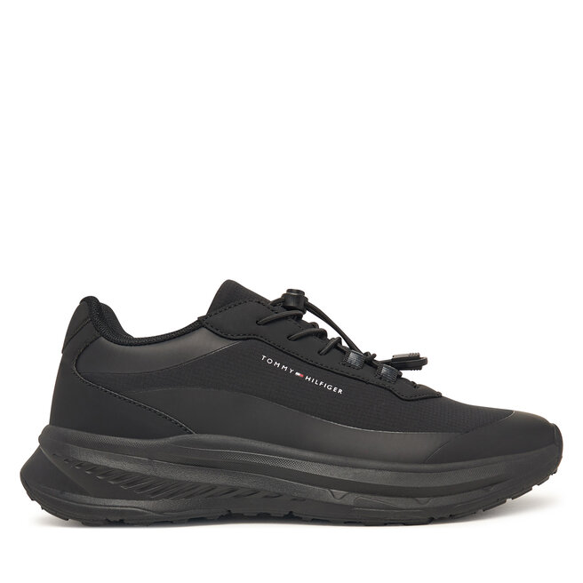 Sneakersy Tommy Hilfiger T3X9-35270-1844 S Czarny - chłopięce