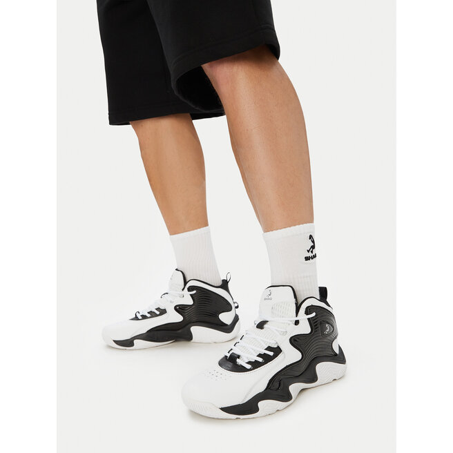 Buty do koszykówki SHAQ EO-DEVASTATOR 3.0 AQ95078M-BW Biały - męskie