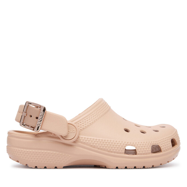 Klapki Crocs Classic Metallic Buckle Clog K 214228 Beżowy -