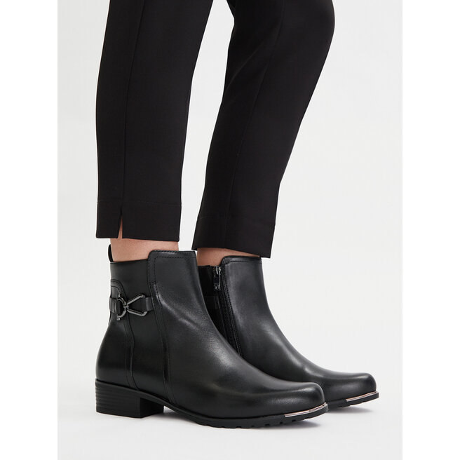 Botki Caprice 9-25403-45 Czarny - kobiece