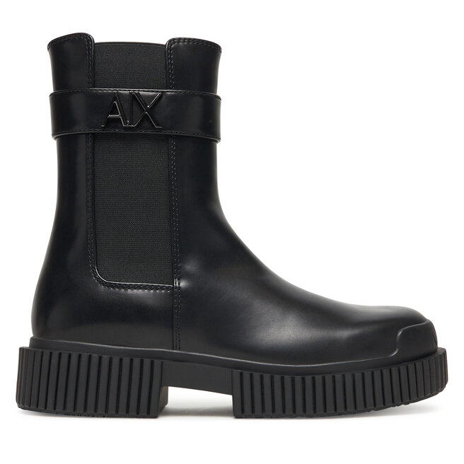 Botki Armani Exchange XW001634 AF17474 UC001 Czarny - kobiece