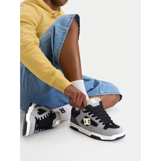 Sneakersy DC Shoes EO-C COILER DC03011026 Szary - męskie
