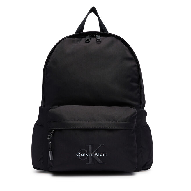 Plecak Calvin Klein Jeans Solid Monologo Backpack IU0IU00731 Czarny -