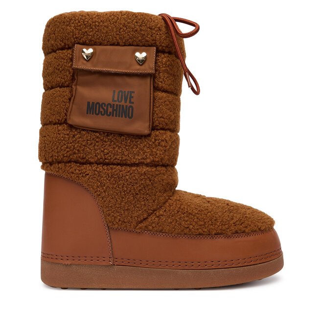 Śniegowce LOVE MOSCHINO JA24452G0NISM21A Brązowy - kobiece