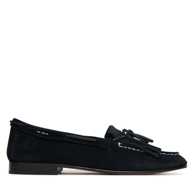 Loafersy Polo Ralph Lauren 818942648001 Czarny - kobiece